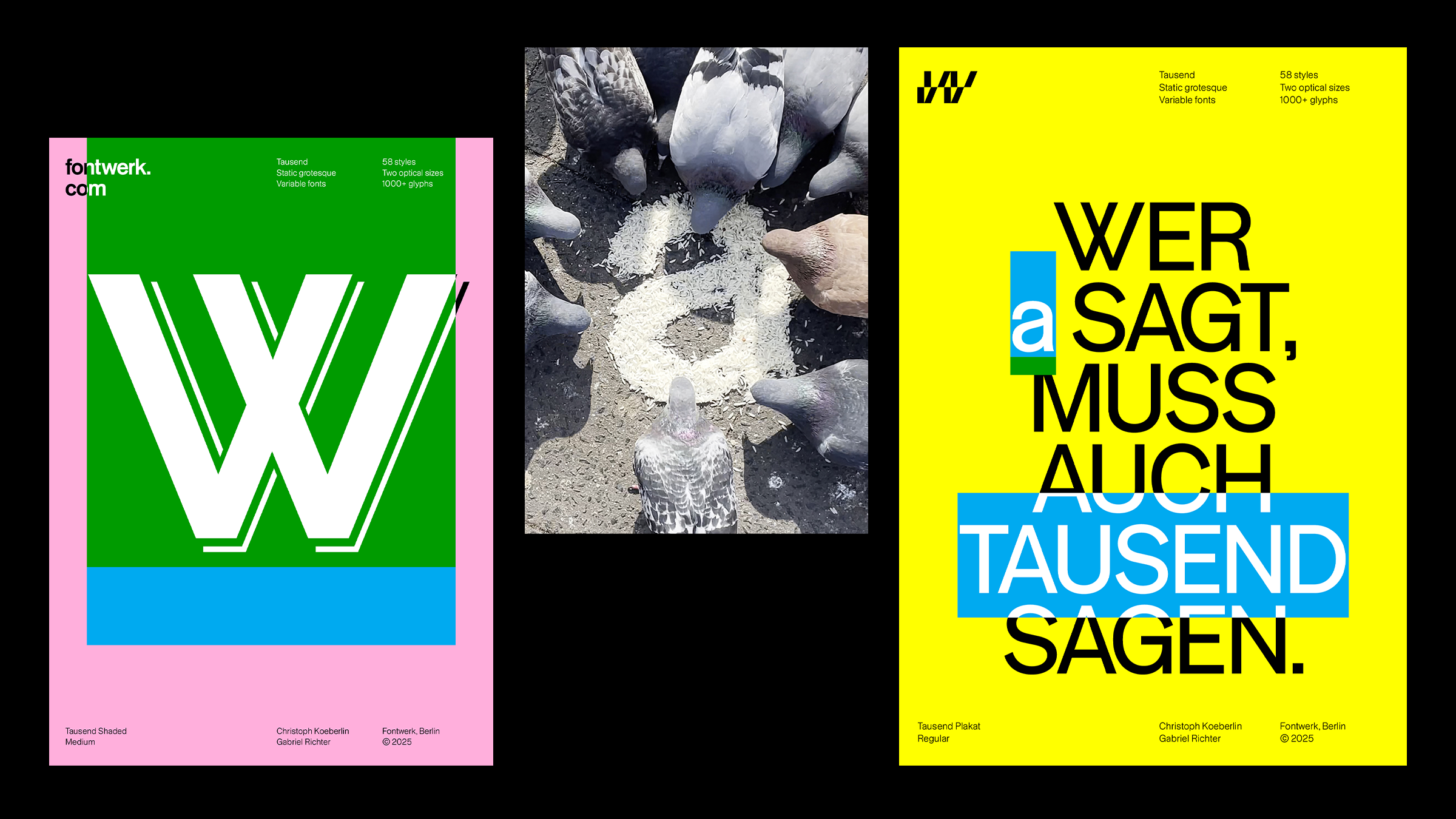 Tausend™ Font Collection by Fontwerk – Type specimens
