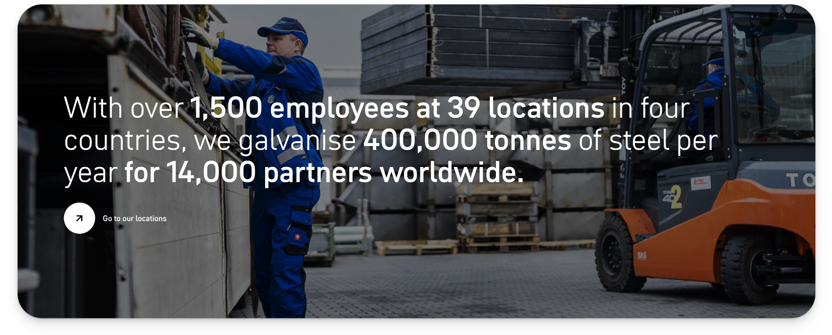 Hidden champion in the field of hot-dip galvanizing: Website of the Nuremberg-based family business Wiegel. Font: Neue DIN