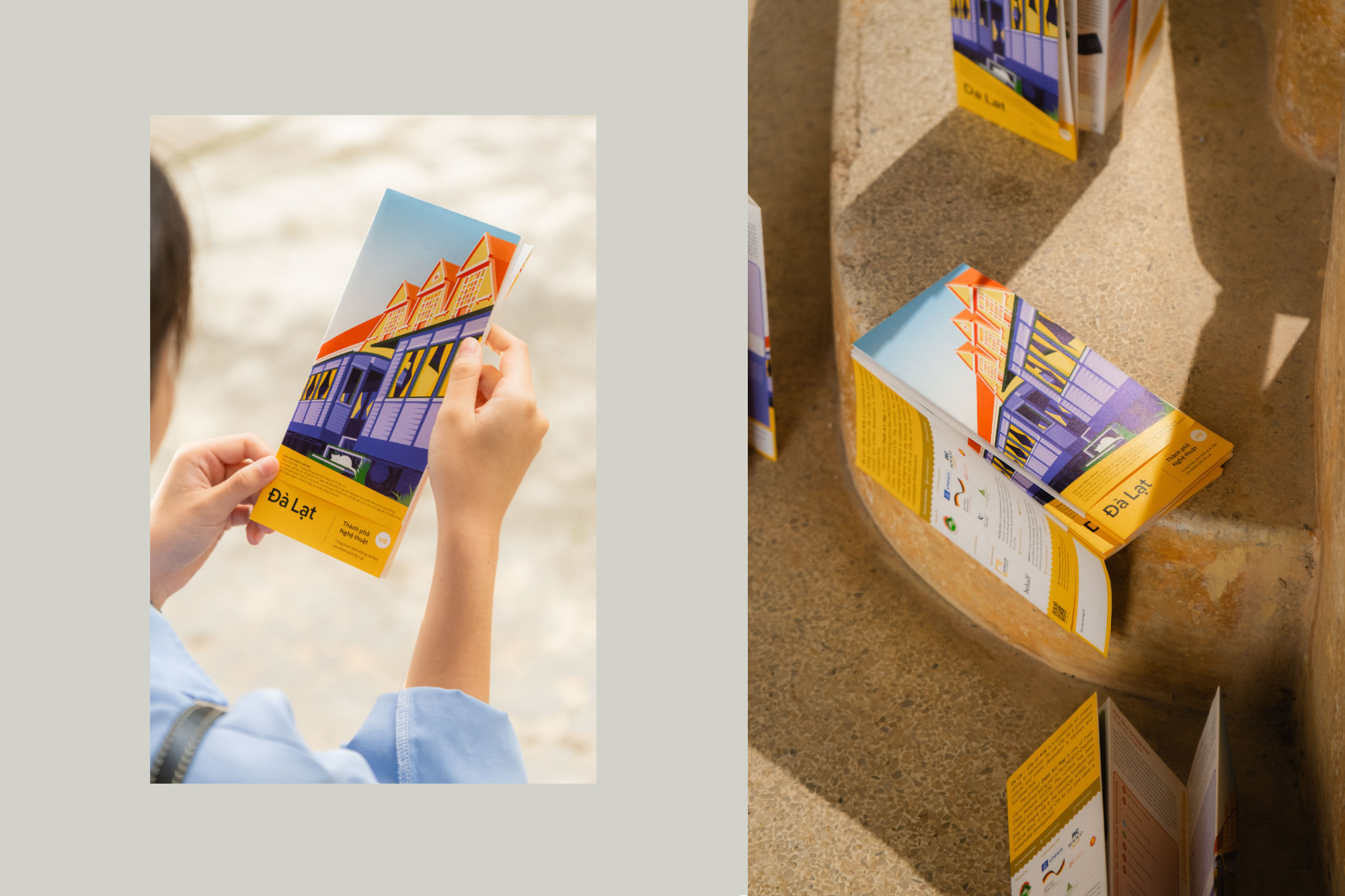 Pangea Text was picked as part of the branding for the City of Arts Project for the Vietnamese city of Đà Lạt