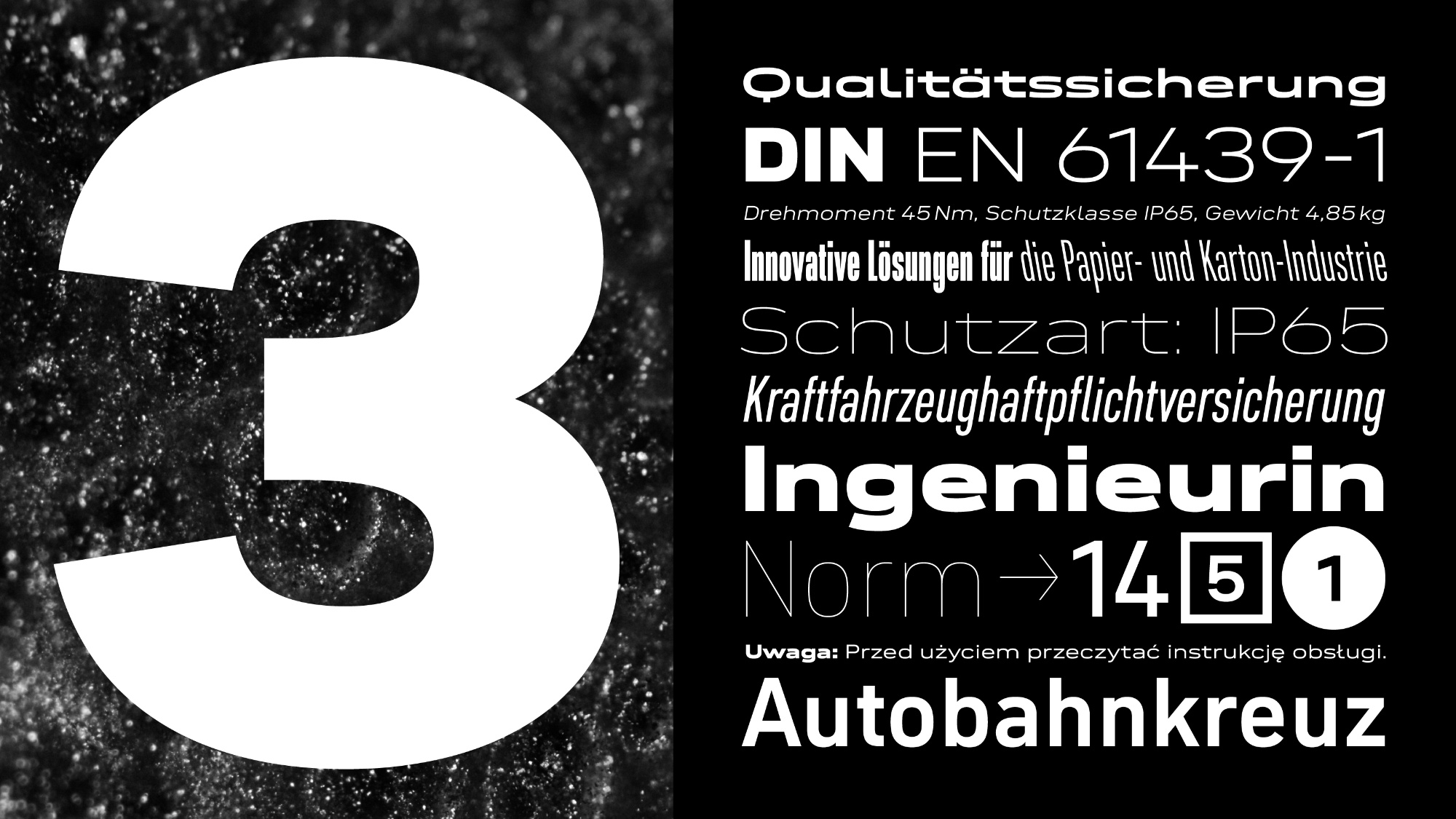 Neue DIN typeface – Version 2.0 includes Italic and Retalic