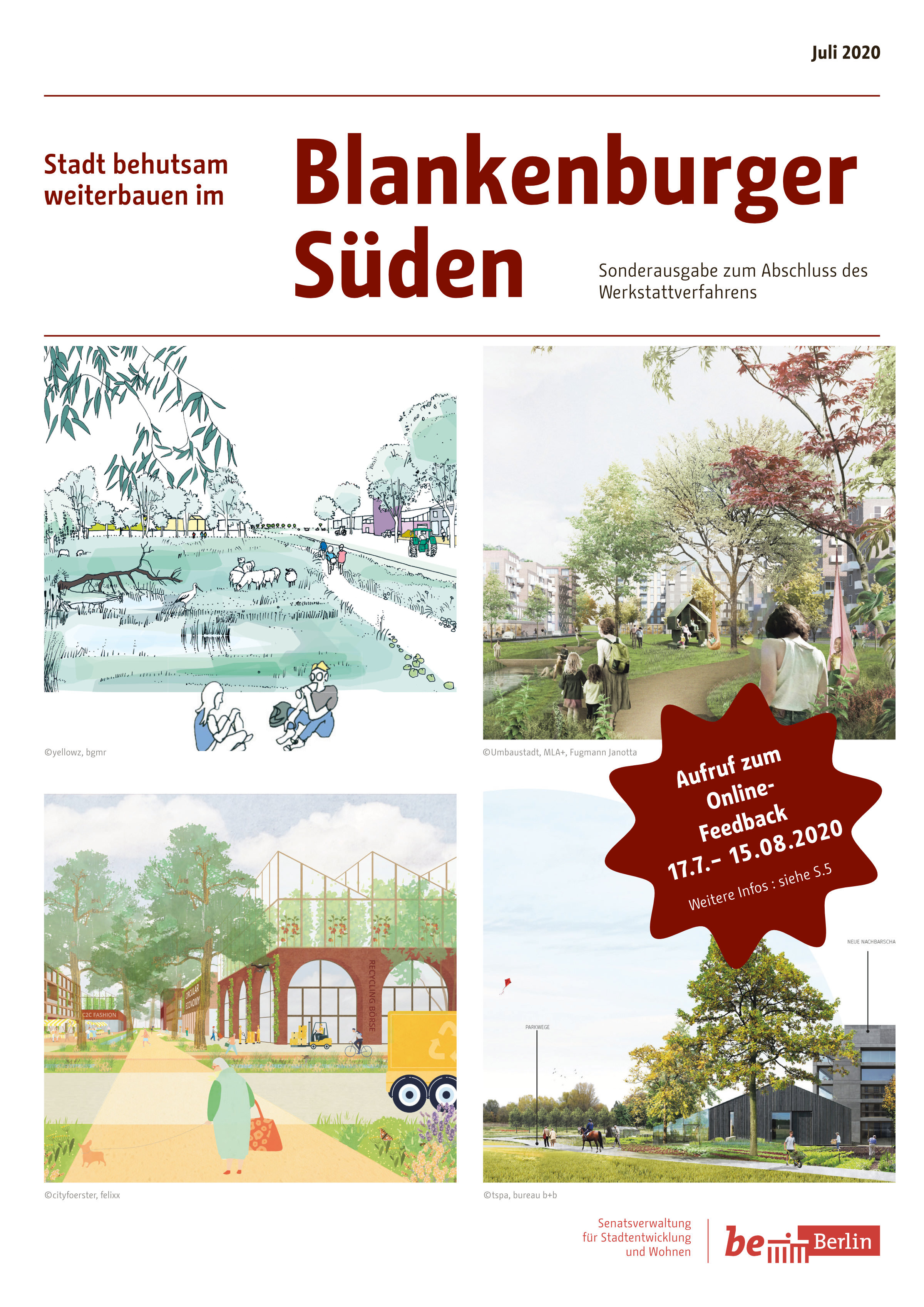 Die Schriftart Change im Einsatz als Hausschrift für Berlin – Blankenburger Süden