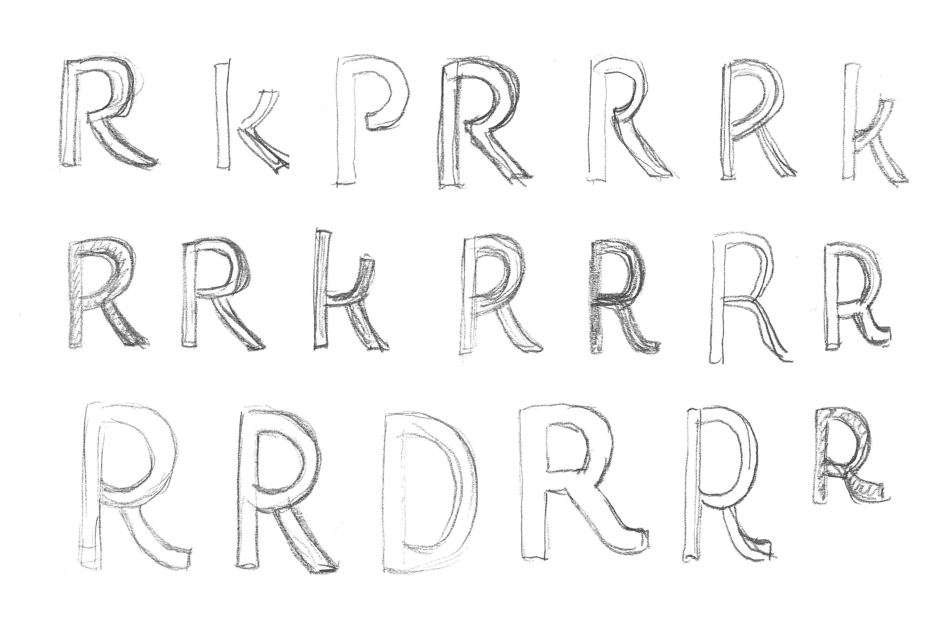 RuV Type: Eine exklusive Schriftsippe – bestehend aus einer Sans, Slab und Serif – für eine der größten Versicherungsgesellschaften Deutschlands, der R+V — Scan R