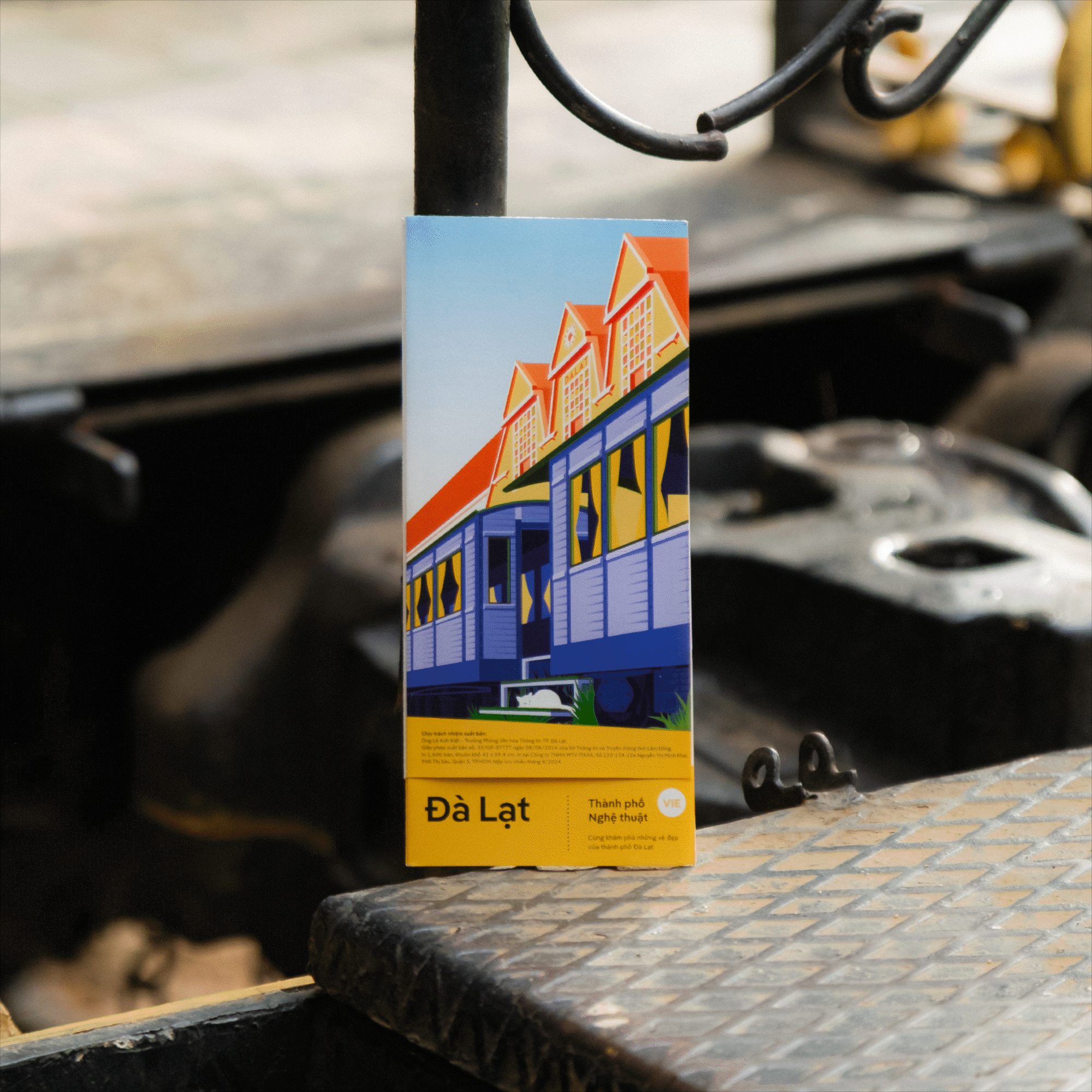 Fonts in use: The typeface Pangea Text for the project City of Arts, the Vietnamese city of Đà Lạt