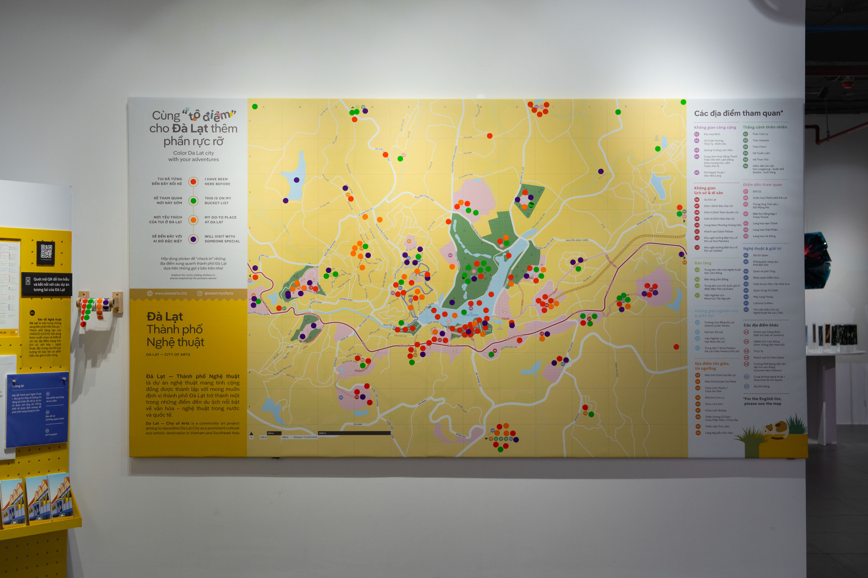 Fonts in use: The typeface Pangea Text for the project City of Arts, the Vietnamese city of Đà Lạt