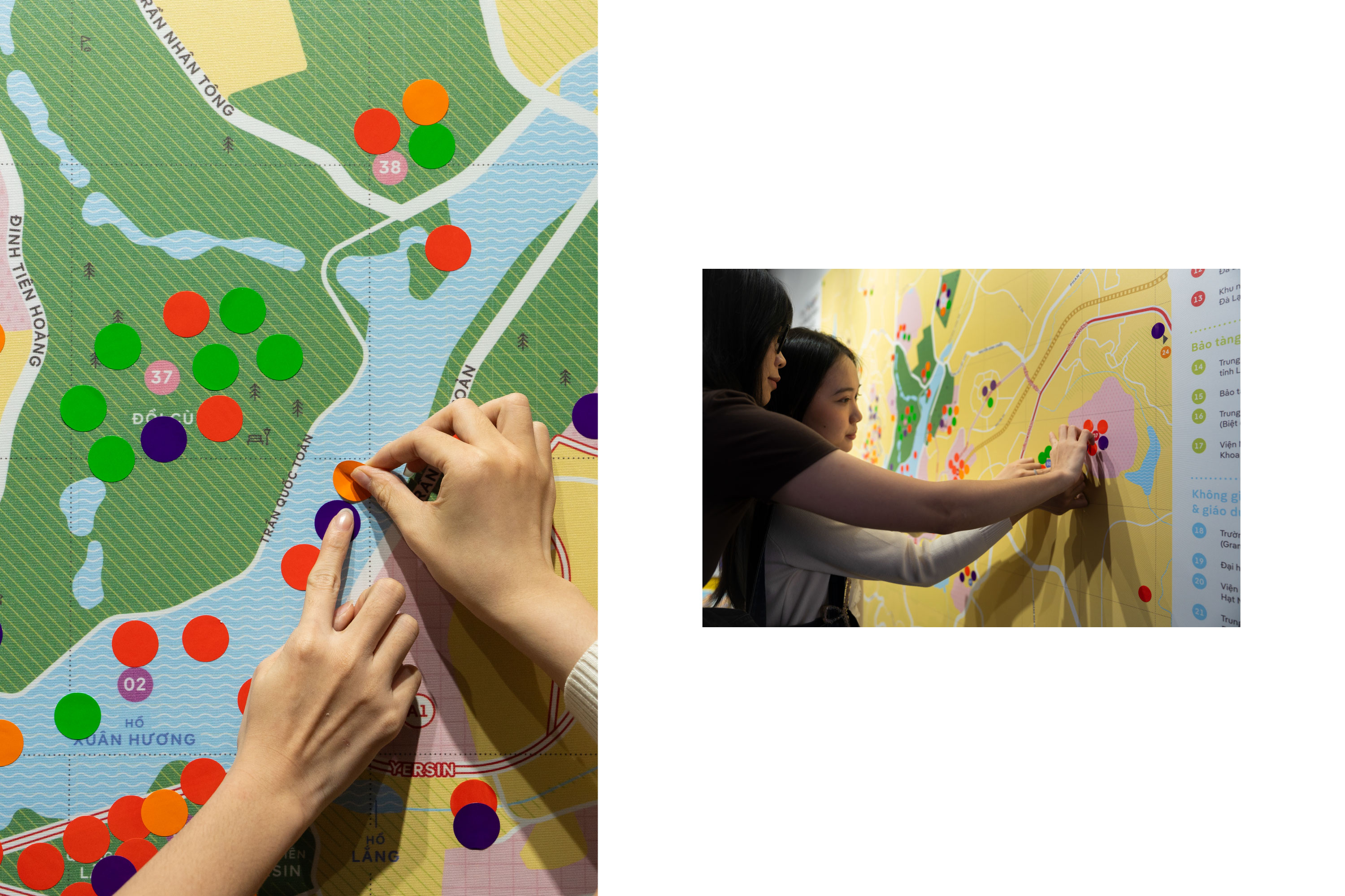 Fonts in use: The typeface Pangea Text for the project City of Arts, the Vietnamese city of Đà Lạt