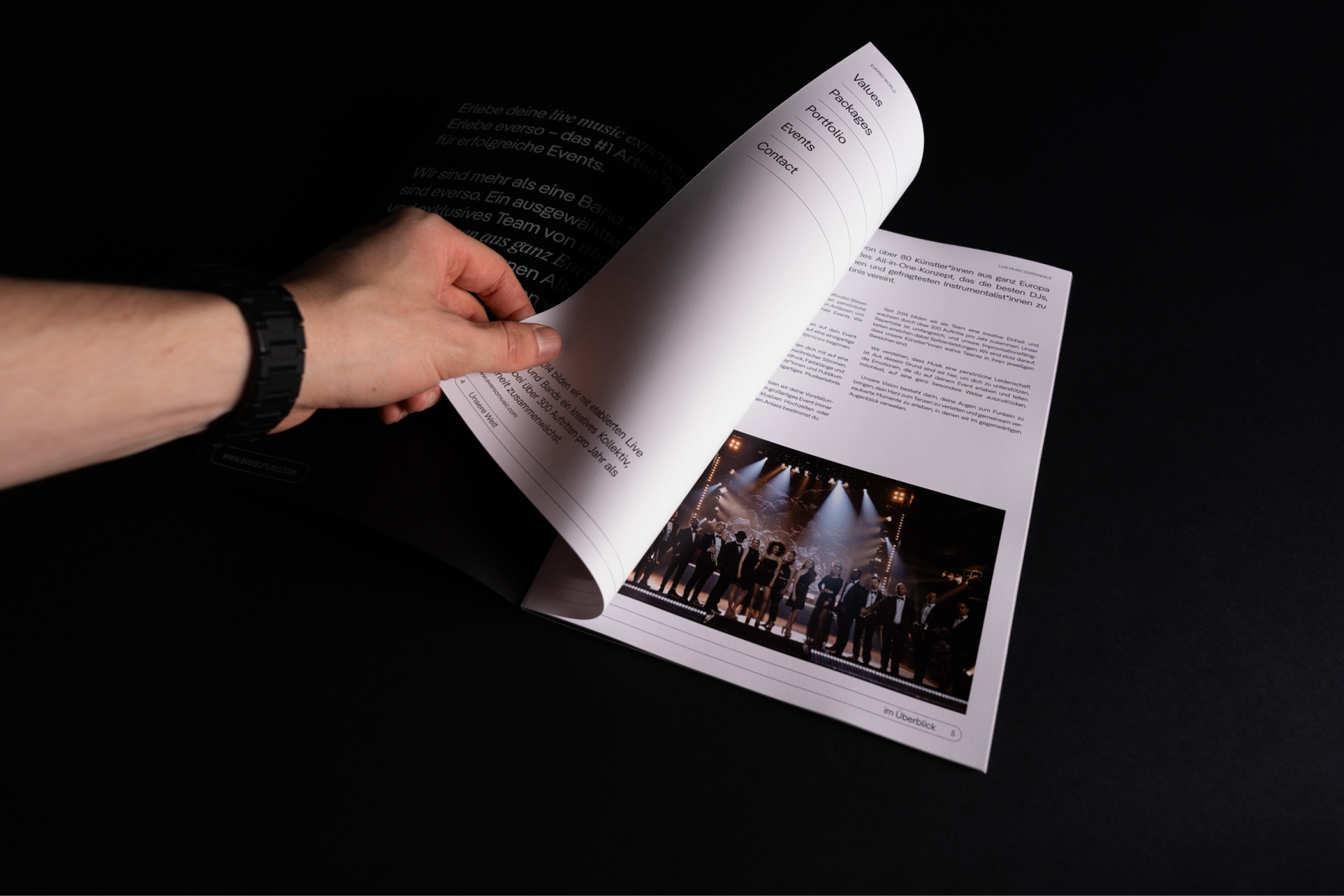 Fonts im Alltag: Die Schriftarten Pangea und Nikolai für die Musikagentur Everso