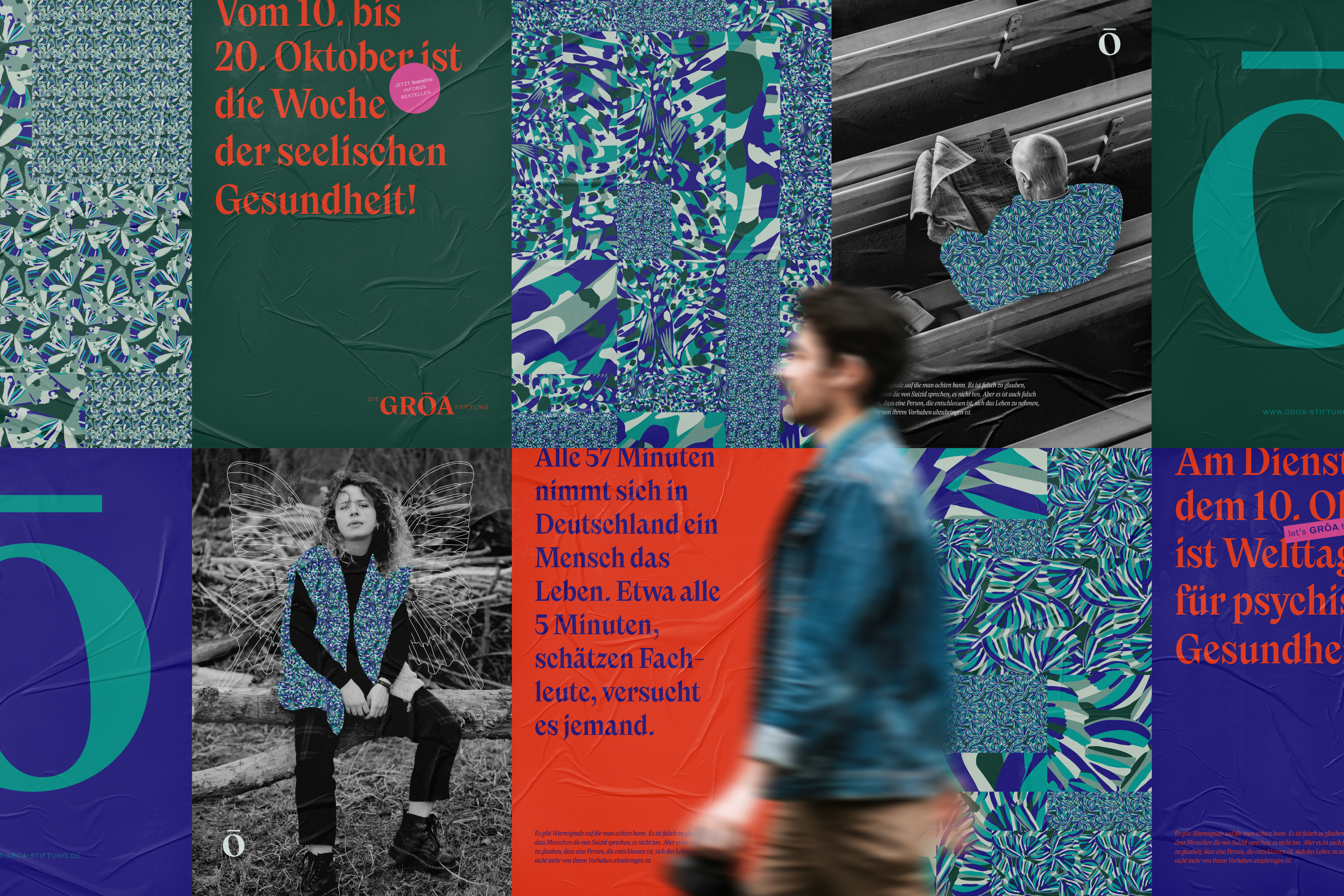 Fonts in use: The typefaces Nikolai and New Reason for the visual identity and the editorial design of the foundation brochure of the fictitious GRŌA foundation
