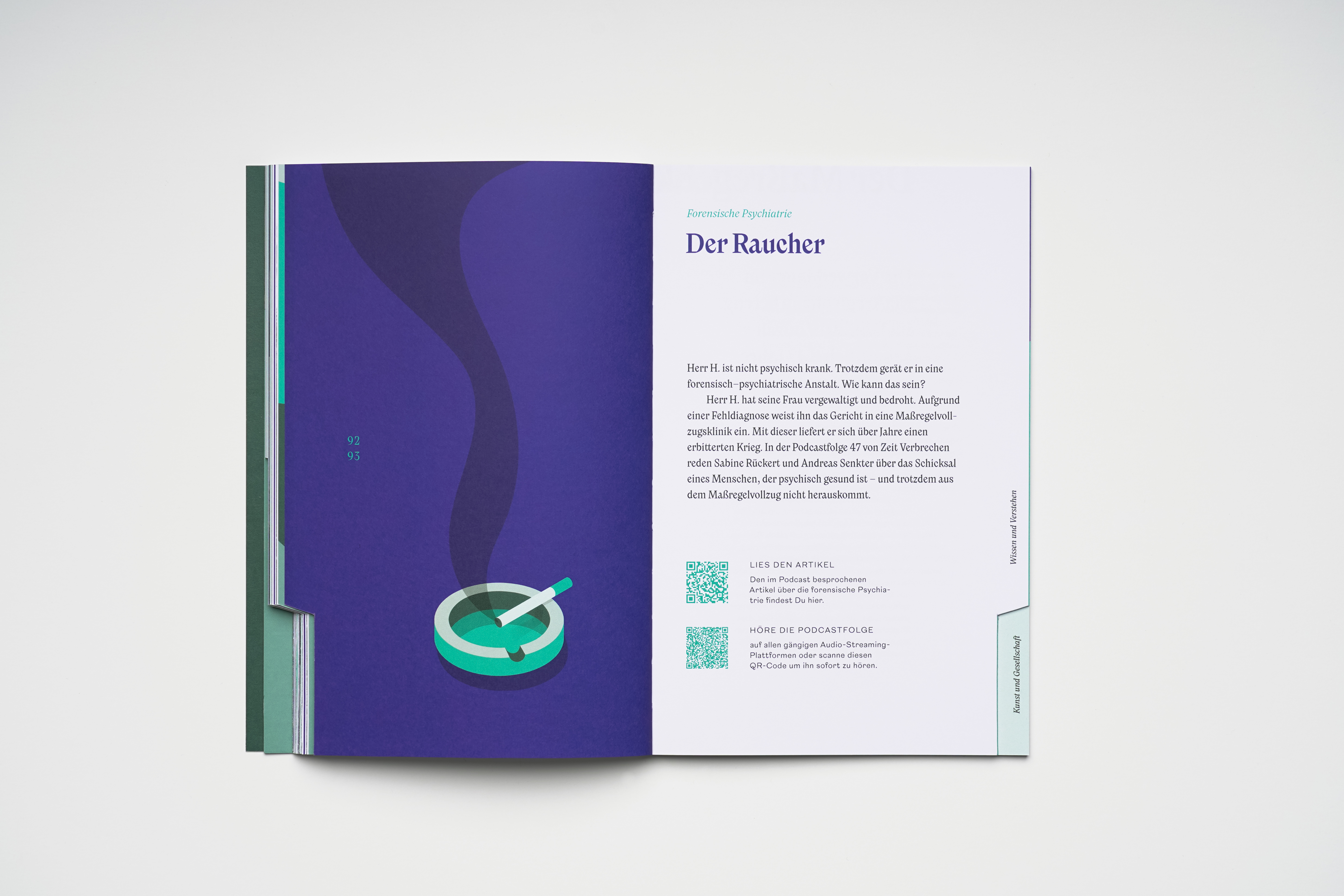 Fonts in use: The typefaces Nikolai and New Reason for the editorial design of the foundation brochure of the fictitious GRŌA foundation