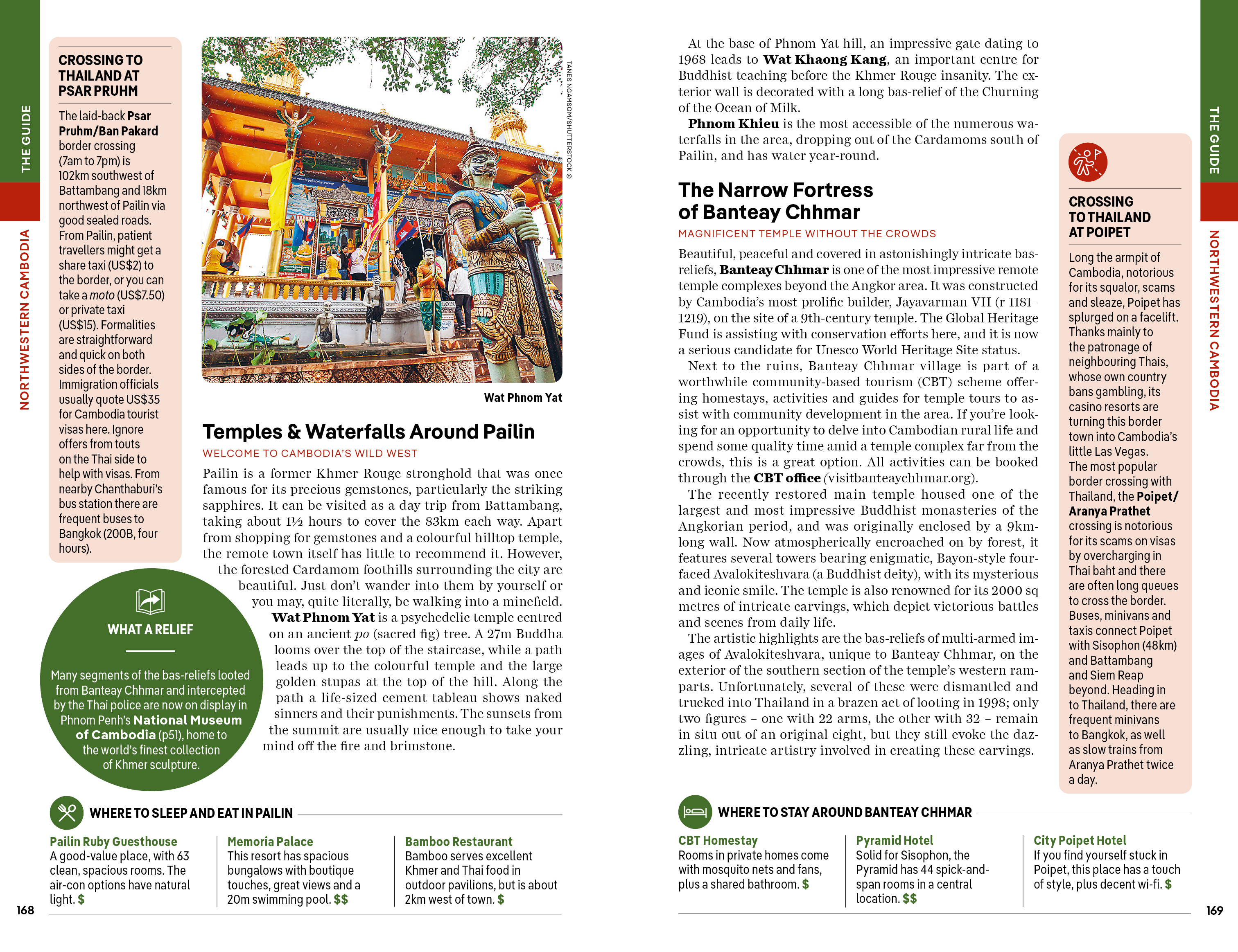 Fonts in use: The typeface collection Pangea for the world’s largest provider of independent travel and language guides, Lonely Planet (Cambodia listings)