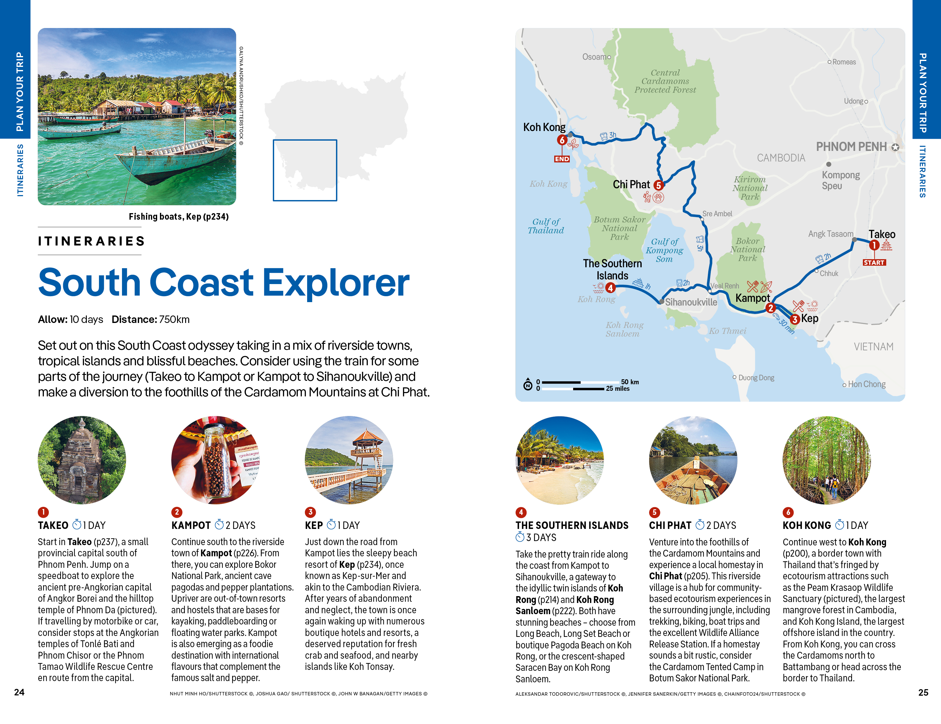 Fonts in use: The typeface collection Pangea for the world’s largest provider of independent travel and language guides, Lonely Planet (Cambodia Itinerary)