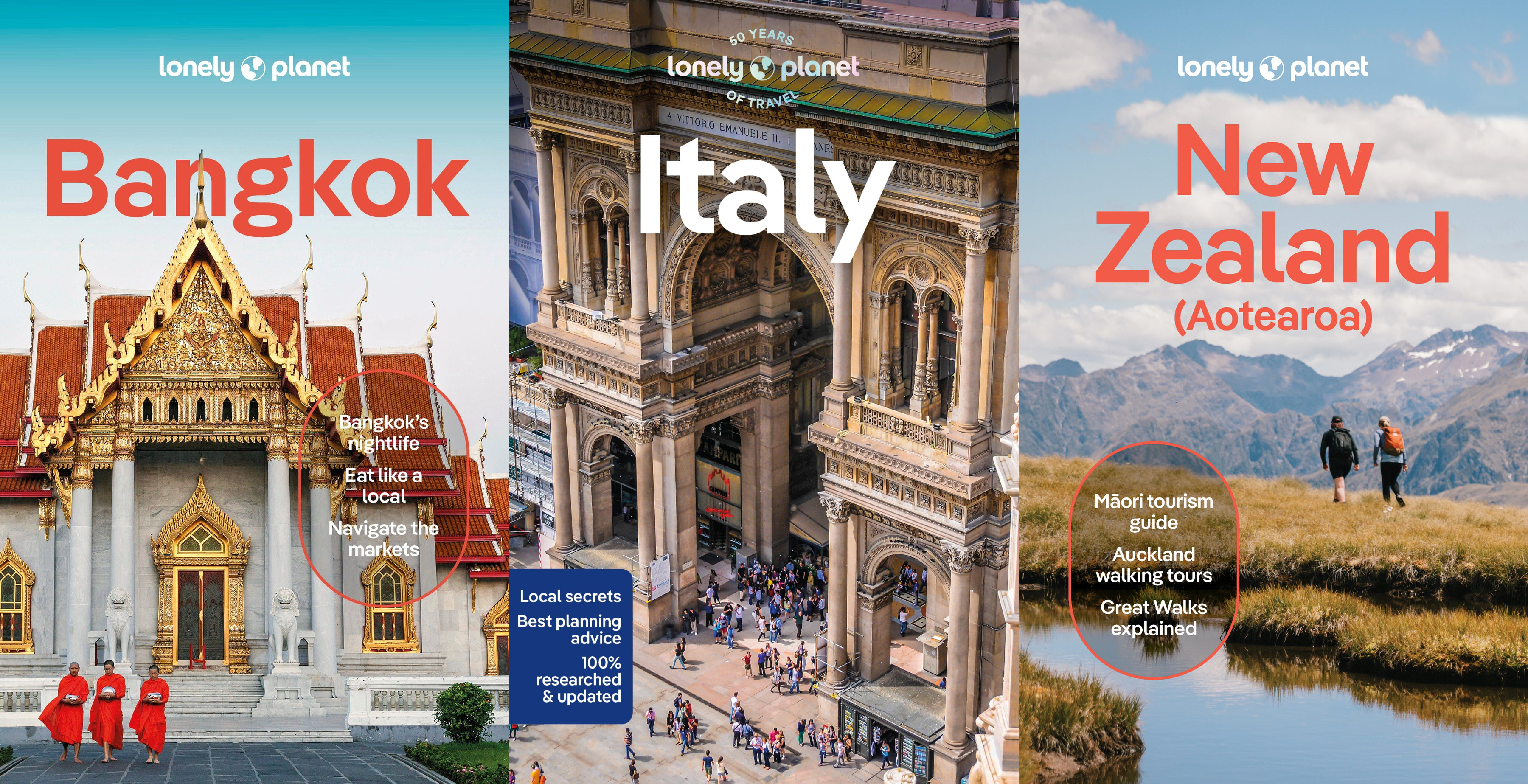 Fonts in use: The typeface collection Pangea for the world’s largest provider of independent travel and language guides, Lonely Planet (Covers travel guides)