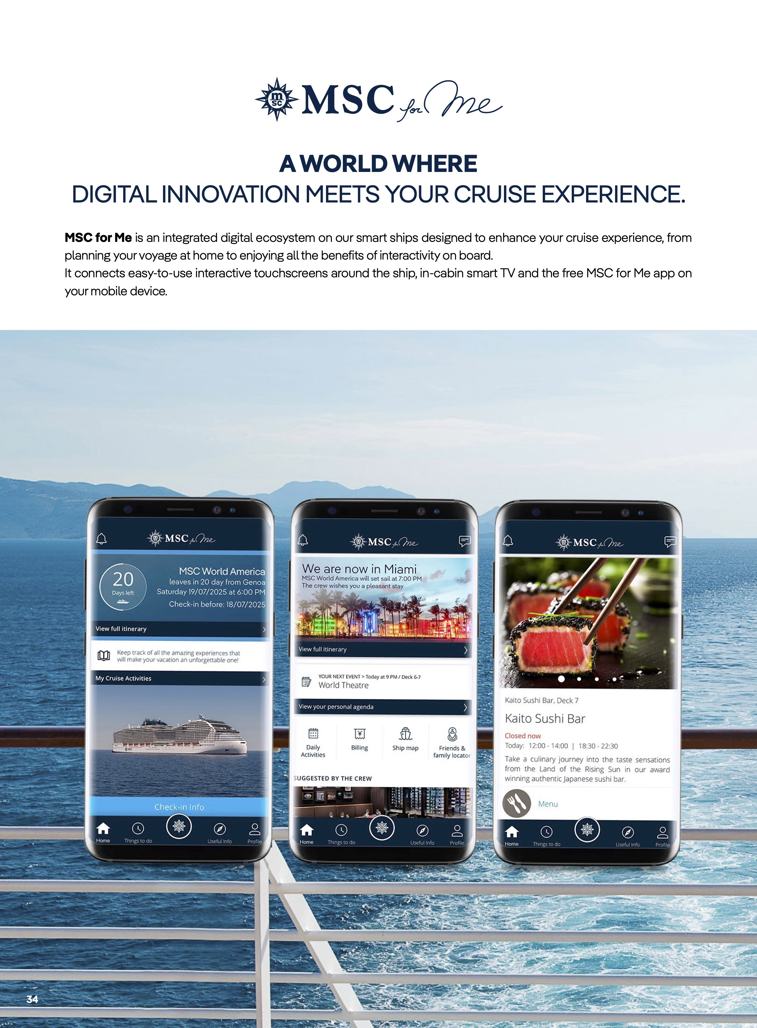Fonts im Alltag: Die Schriftart Pangea für MSC Cruises, die drittgrößte Kreuzfahrtmarke der Welt
