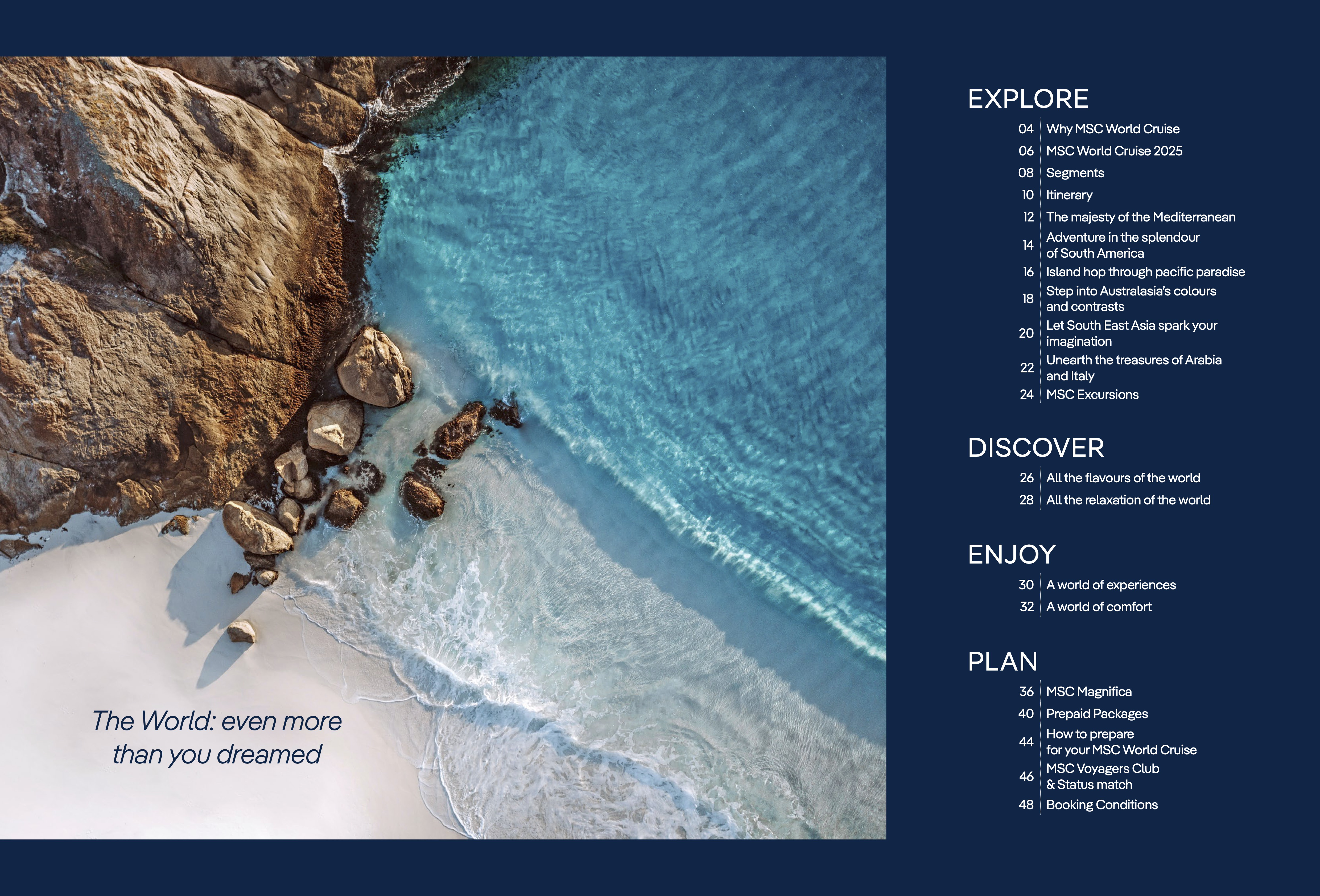 Fonts im Alltag: Die Schriftart Pangea für MSC Cruises, die drittgrößte Kreuzfahrtmarke der Welt