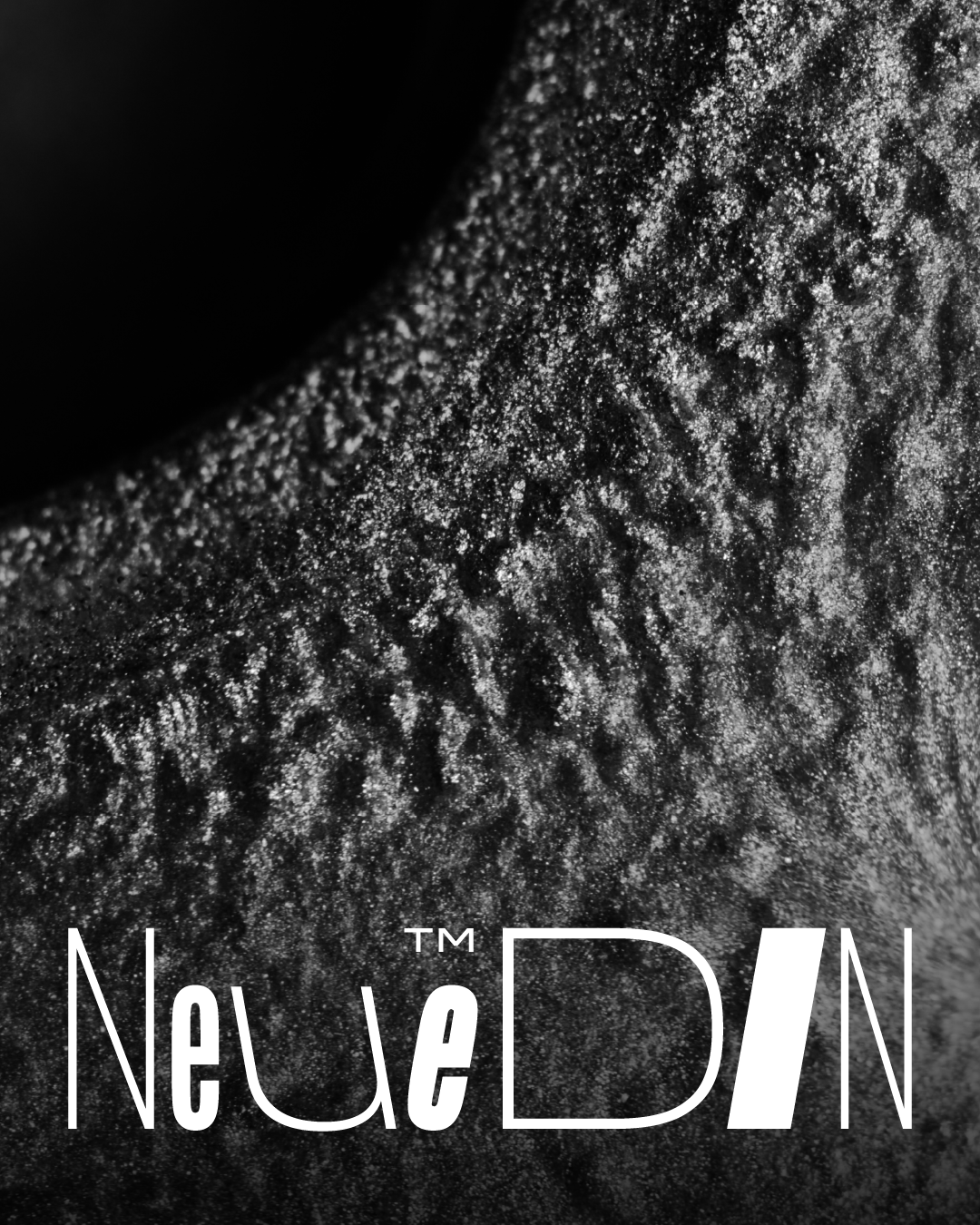 Neue DIN 2.0 typeface campaign motif