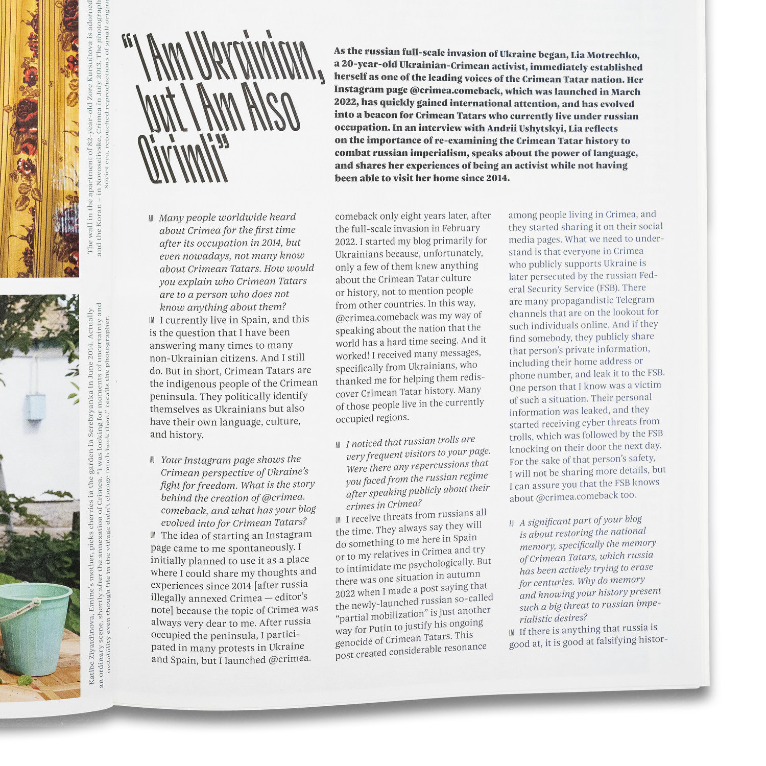 Das umfangreiche Schriftsystem Nice™ im Zusammenspiel mit der Theodor im Einsatz für das Soлomiya-Kunstmagazin Nº 2