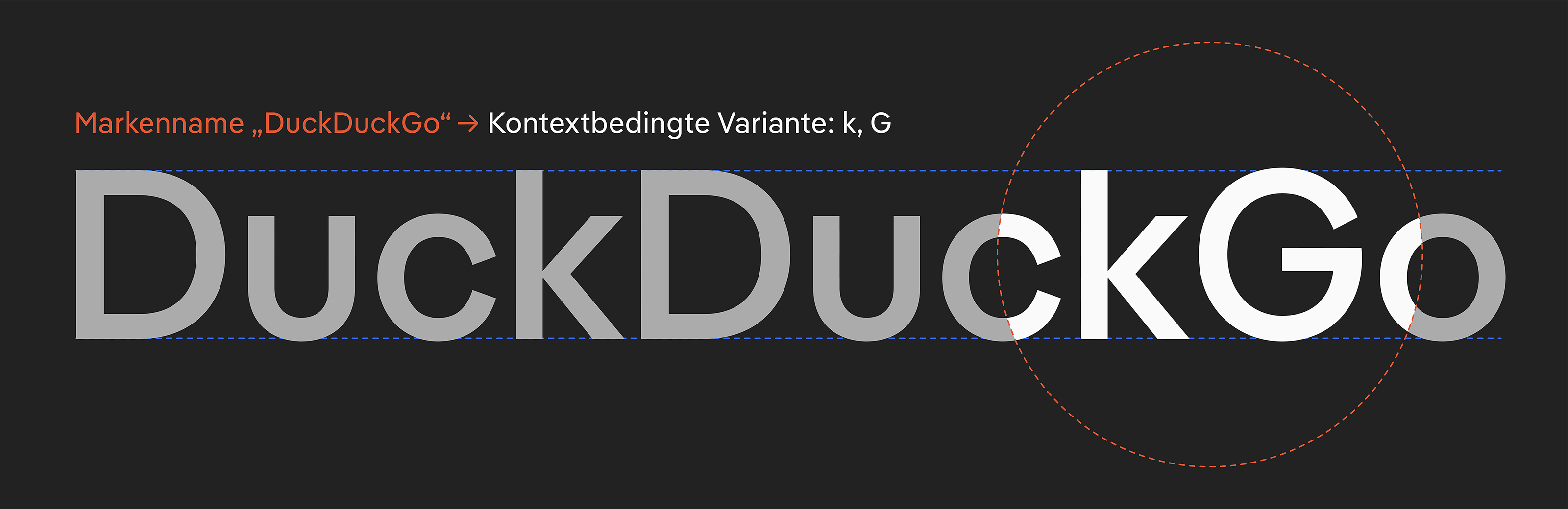 Semi-Custom-Font für DuckDuckGo: Aus Pangea wird Duck Sans (Kontextbedingte Alternativen)