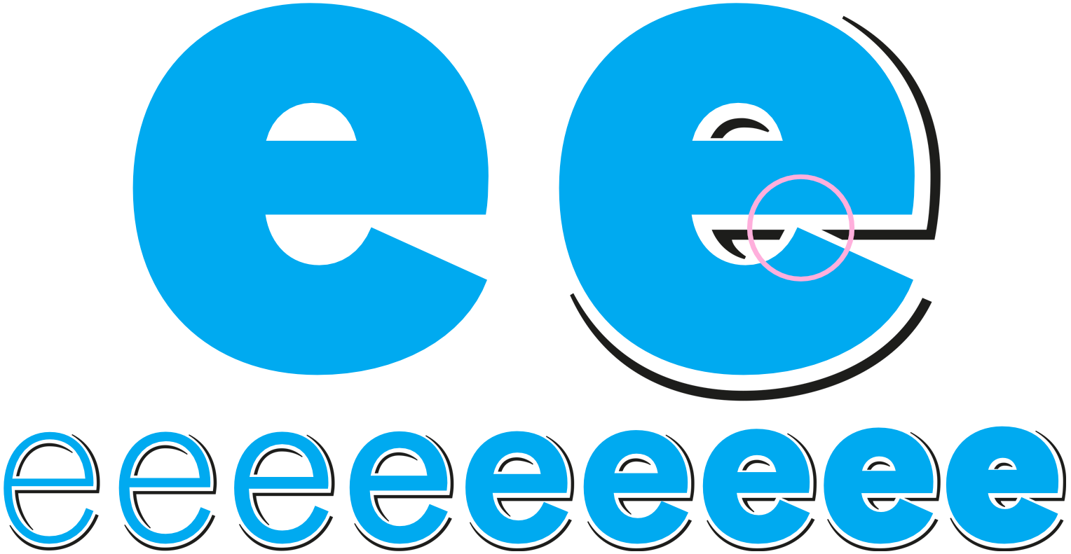 A spotlight on the Tausend Shaded typeface by Christoph Koeberlin and Gabriel Richter: So much for “the shadow must not touch the outline”: Tausend Shaded contains sophisticated shadow jumps for complex shapes … for example, in the lowercase letter e from the bold weight onwards.