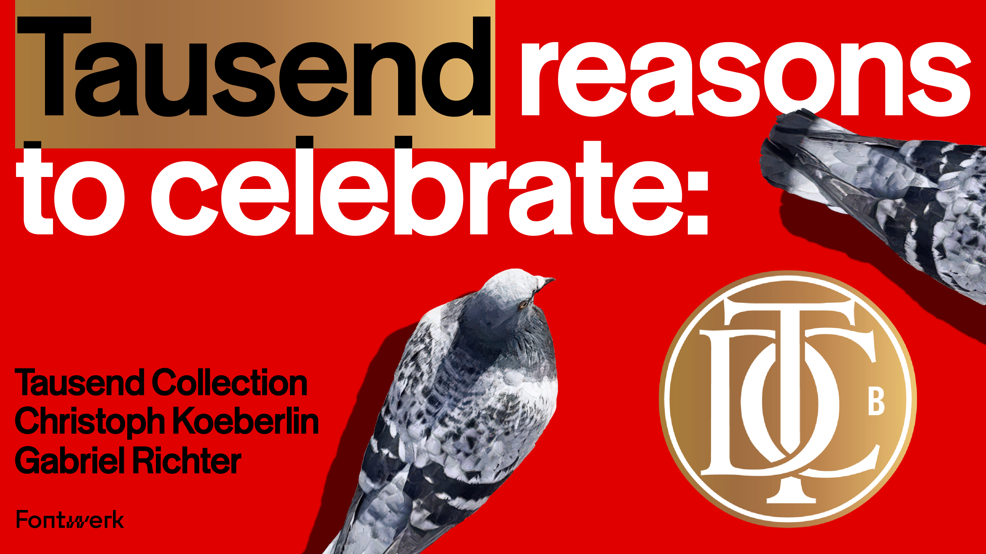 The Tausend Collection has won one of the first new TDC Type-High Awards in bronze. It was also named Judges’ Choice.