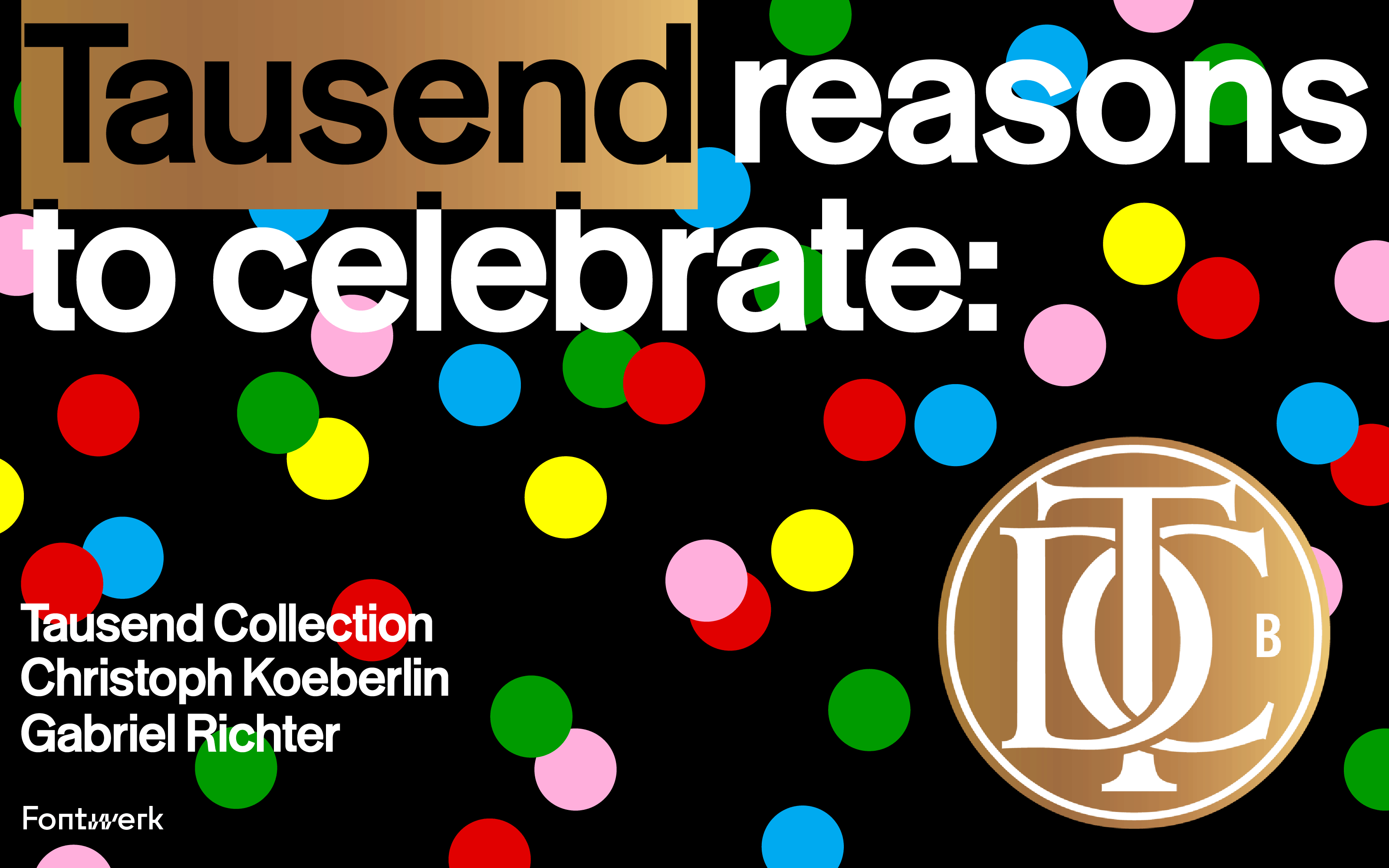 Die Tausend Collection hat einen der ersten neuen TDC Type-High Awards in bronze gewonnen. Sie war zudem Judges’ Choice.