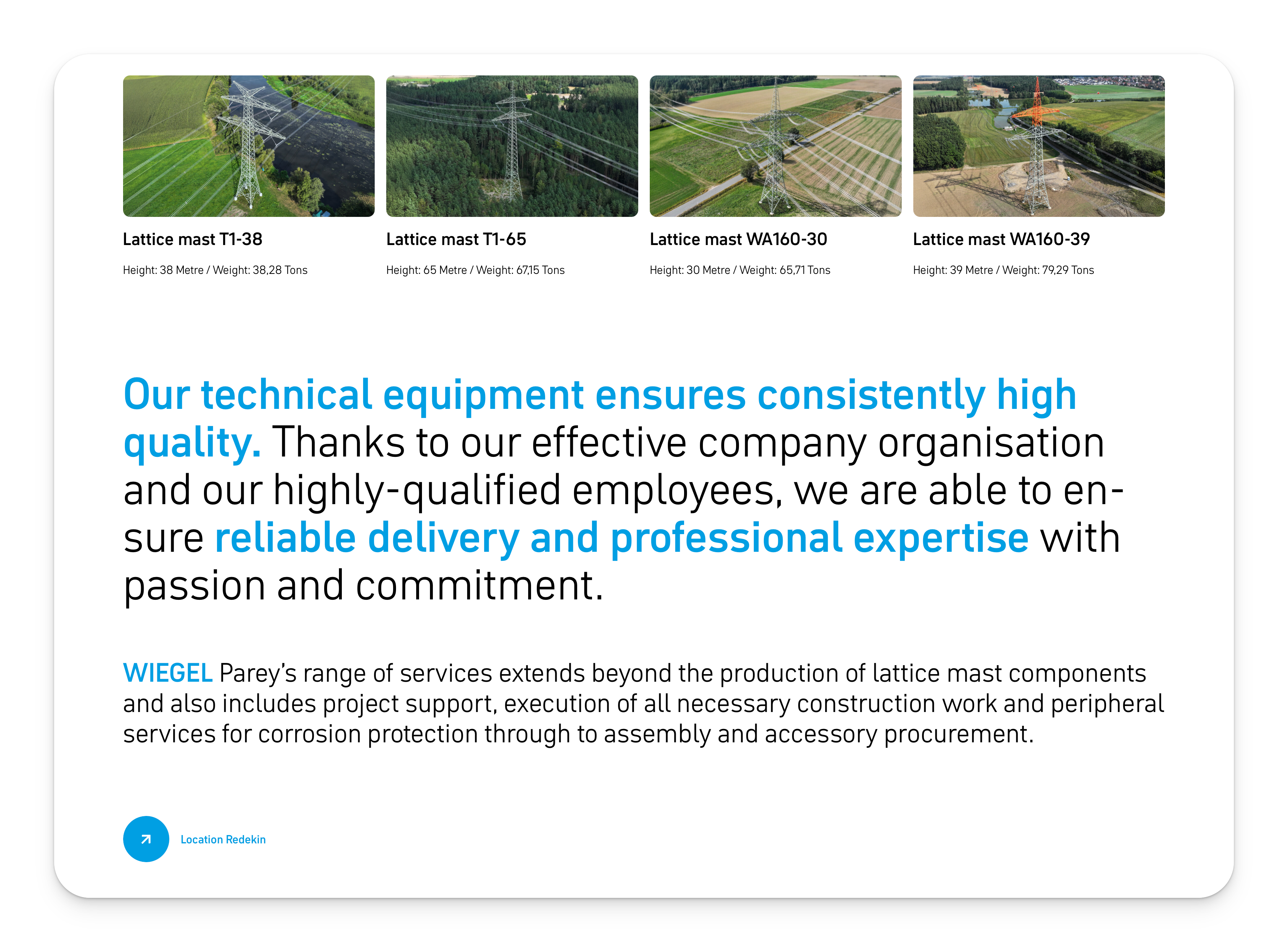 Fonts in use: Neue DIN for the identity of one of the largest hot-dip galvanizing groups in Europe, Wiegel