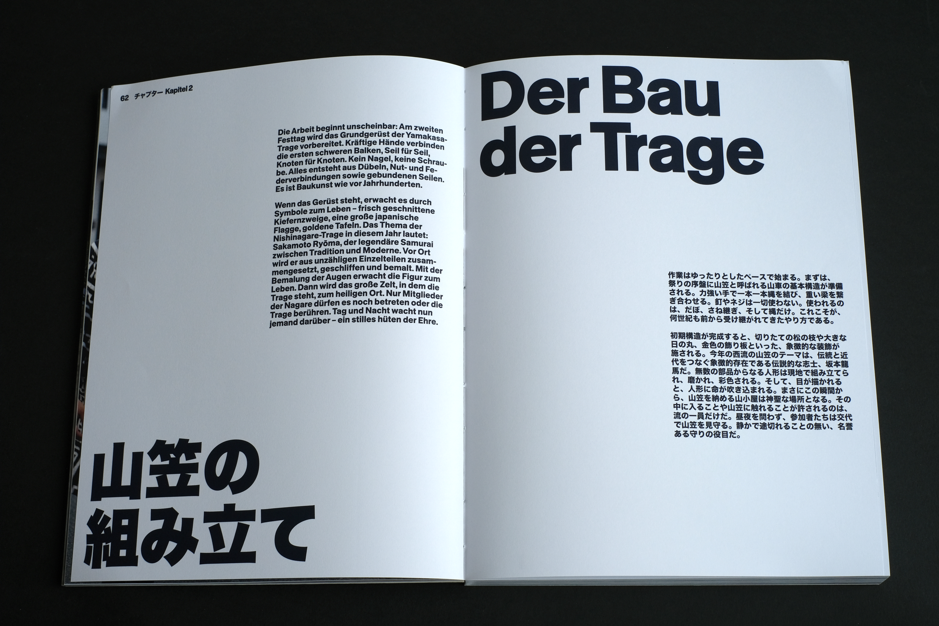 Fonts in use: The typefaces Tausend Plakat and Tausend in combination with Hiragino Sans for the photo book ‘Yamakasa 2025 Nishinagare’ that documents the Hakata Gion Yamakasa Festival in Fukuoka, Japan